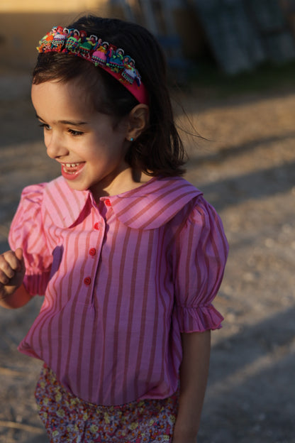 Blusa ROSE STRIPES