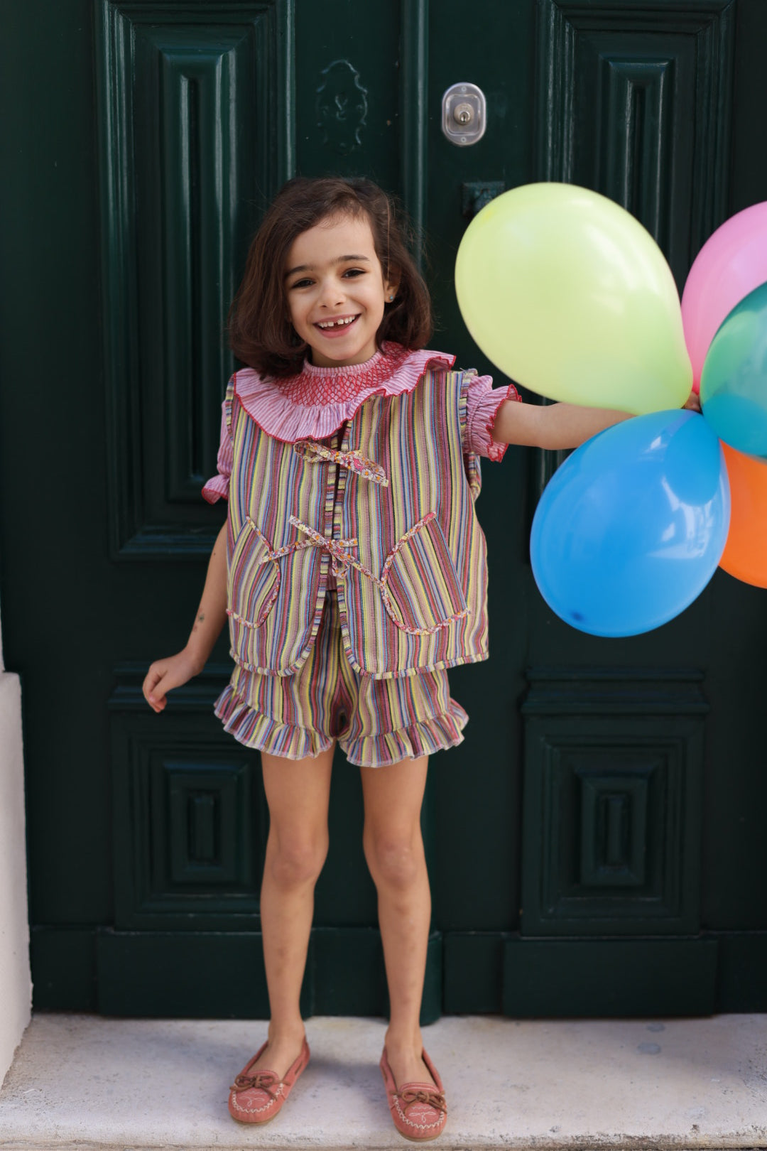 Colete STRIPES & FLOWERS