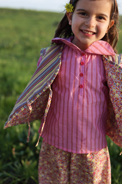 Colete STRIPES & FLOWERS