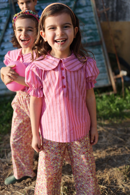 Blusa ROSE STRIPES