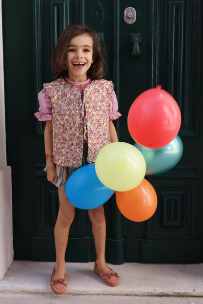 Colete STRIPES & FLOWERS