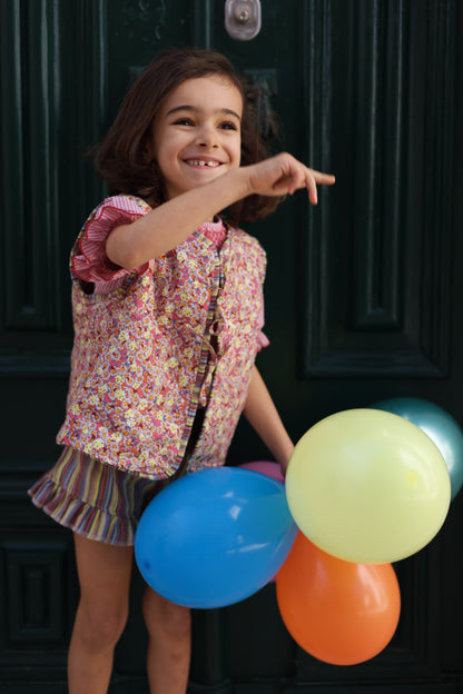 Colete STRIPES & FLOWERS