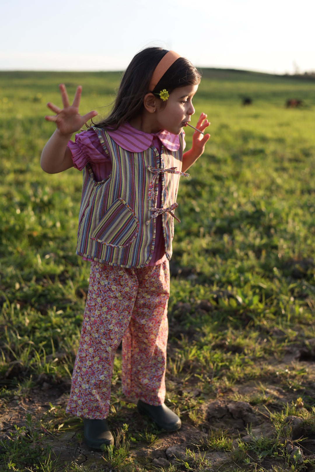 Colete STRIPES & FLOWERS