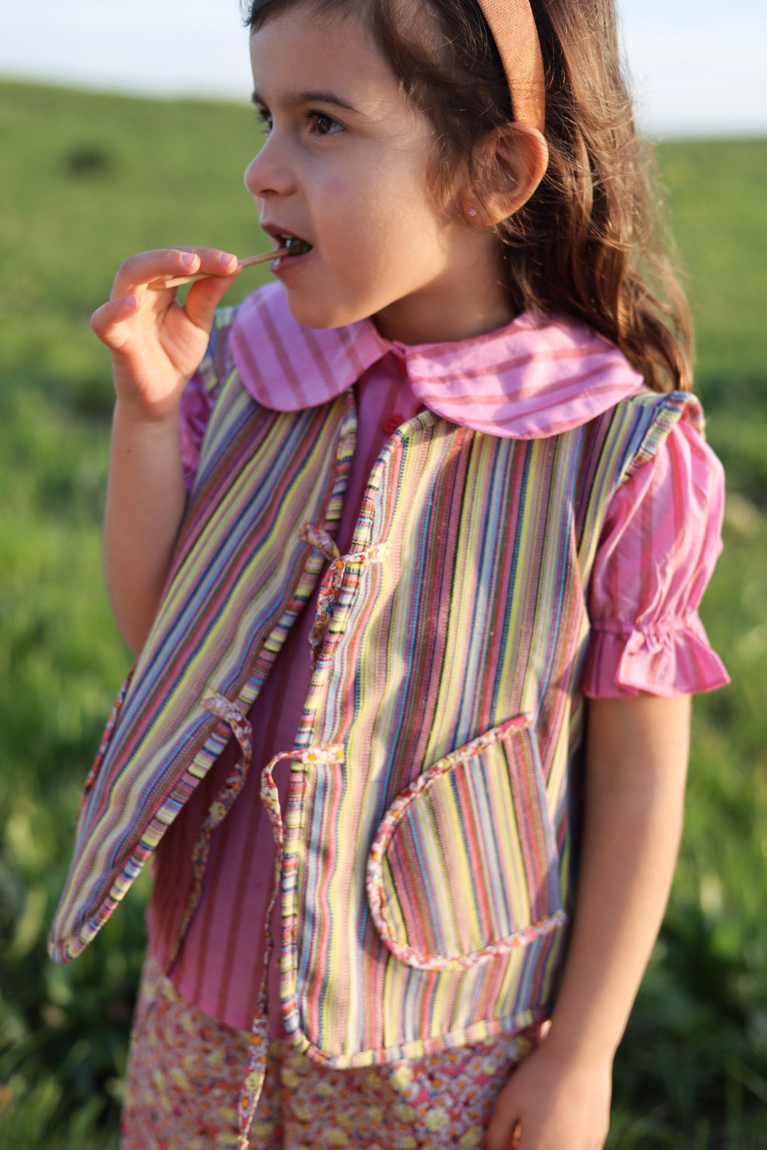 Colete STRIPES & FLOWERS