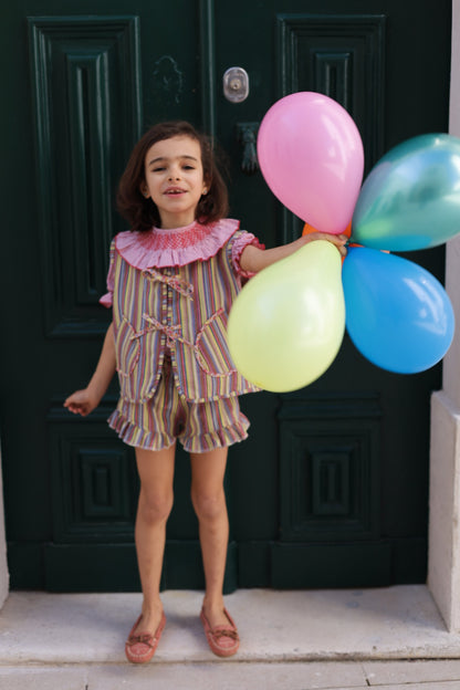 Colete STRIPES & FLOWERS