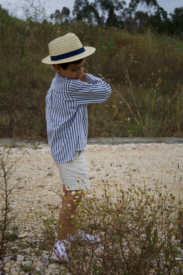 Camisa Riscas Azul